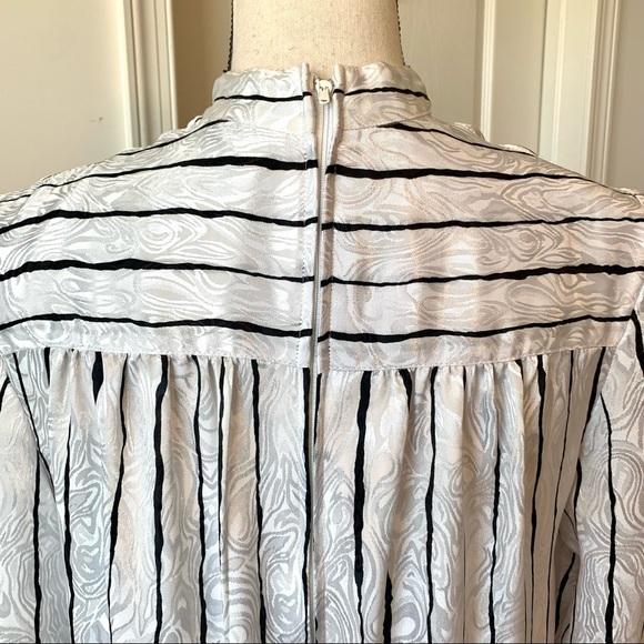 Vintage BROWNSTONE STUDIO Lightweight Striped Long Sleeve Dress—SZ. 4 - Picture 8 of 13